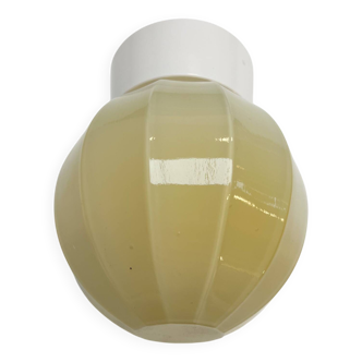 Plafonnière Art Déco beige van Thabur, années 1940