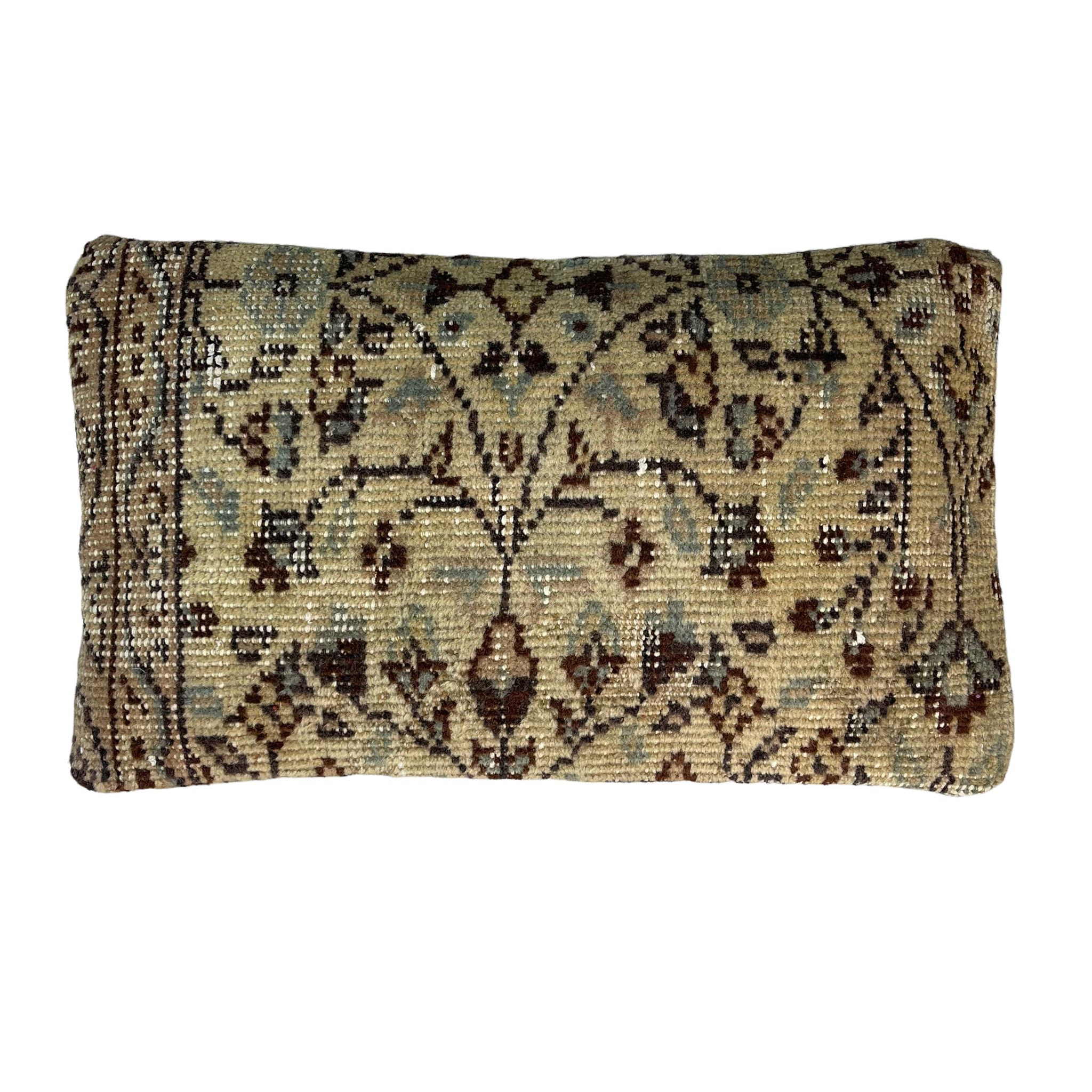 Housse de coussin de tapis turc vintage 30 x 50 cm