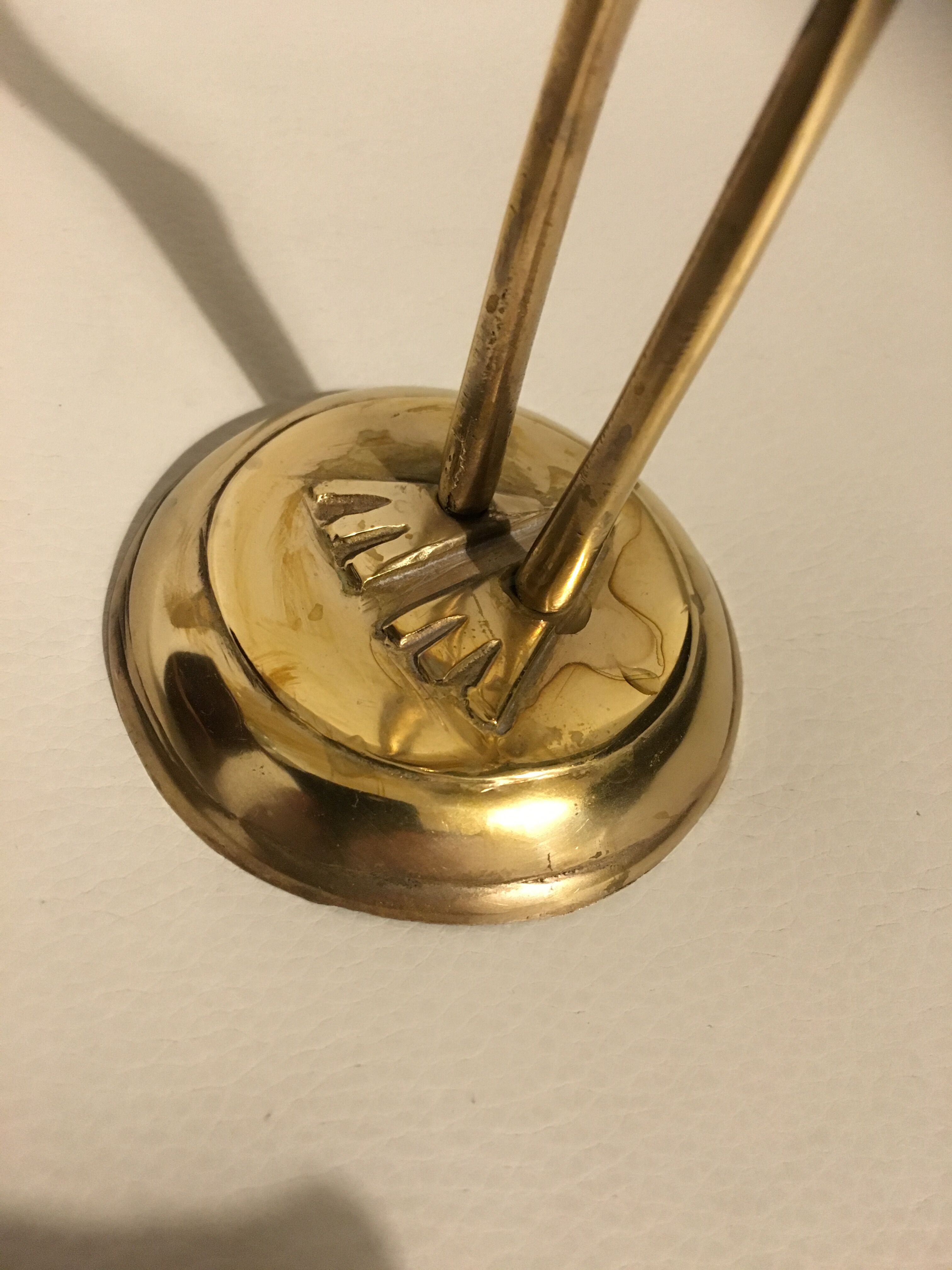 Golden brass Flamingo