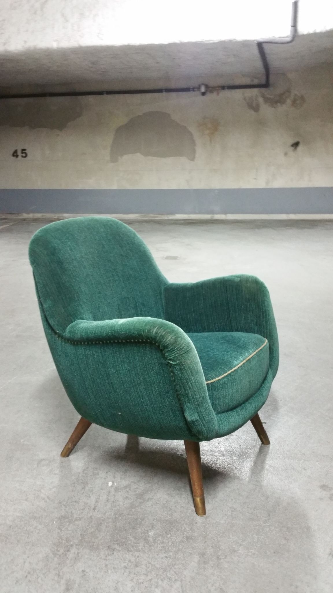 Fauteuil oeuf années 50/60