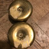 Brass candlestick duo