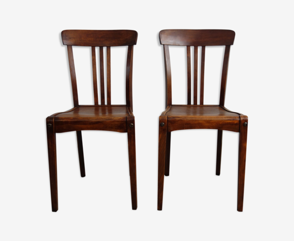 Paire de chaises de bistrot Stella Lipp vintage