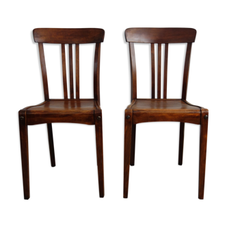 Pair of vintage Stella Lipp bistro chairs