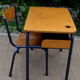 Table and chair schoolboy