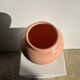Light pink glazed ceramic vase H:22cm