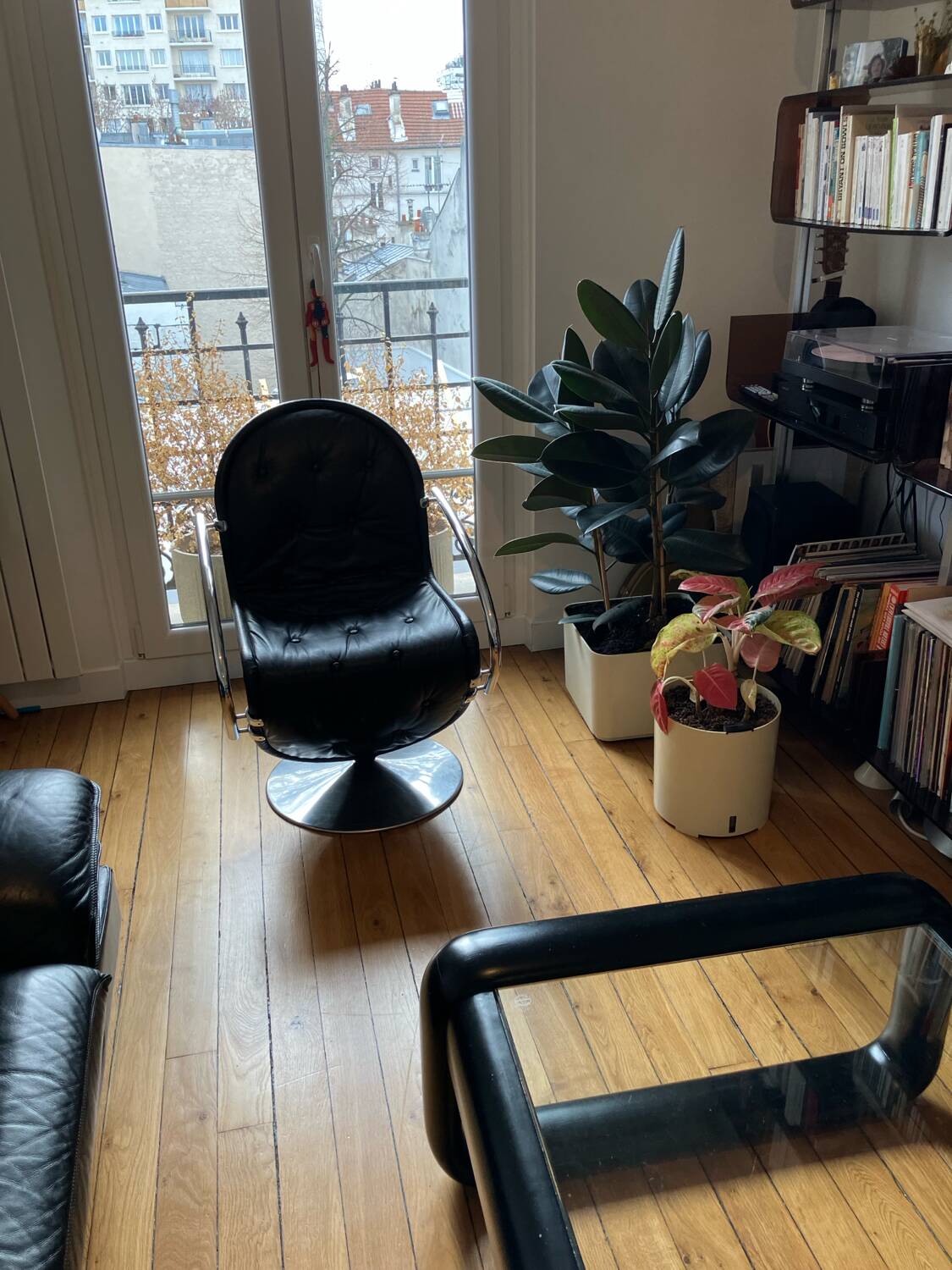 Set of 4 Verner Panton chairs, System 1-2-3 for Fritz Hansen.