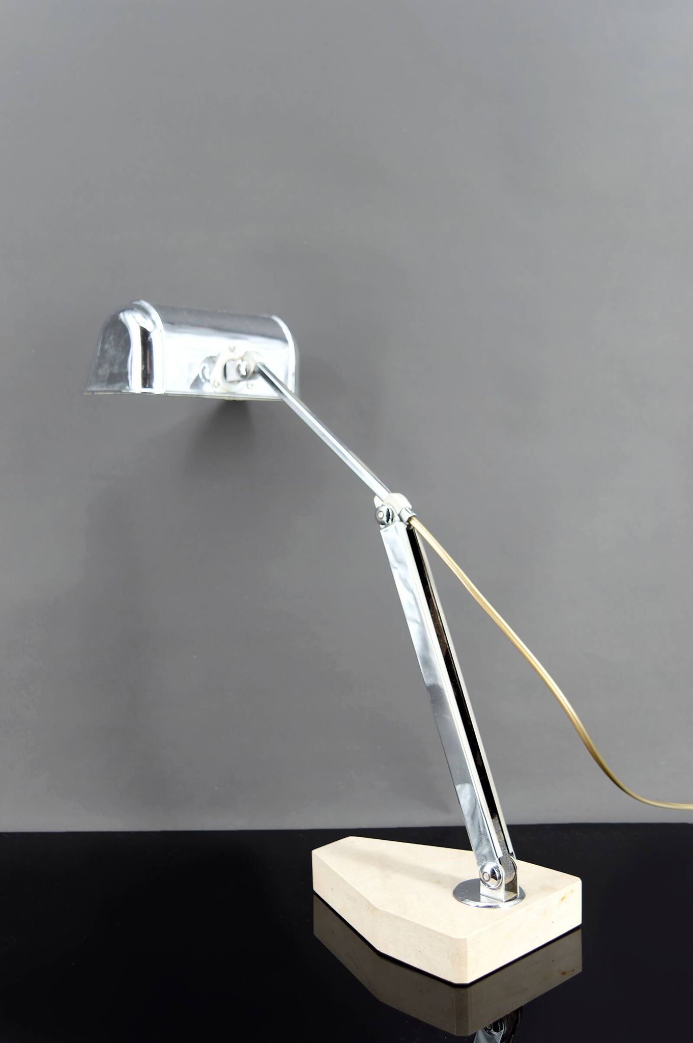 Importante Lampe de Bureau, Art Déco Moderniste, France, c. 1930