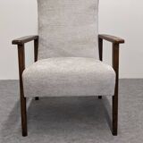 Pair of vintage beech armchairs from the 50s/60s