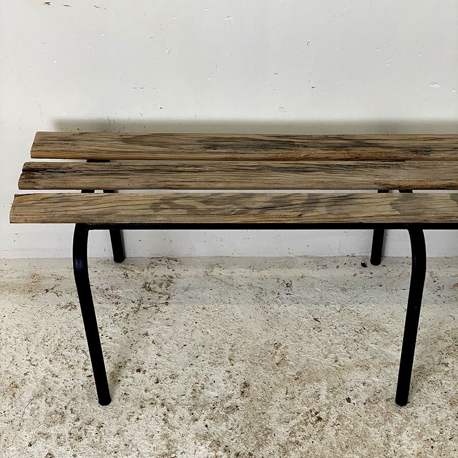 Vintage school bench 50's