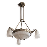 Lustre Art Déco Muller Frères Lunéville 1930