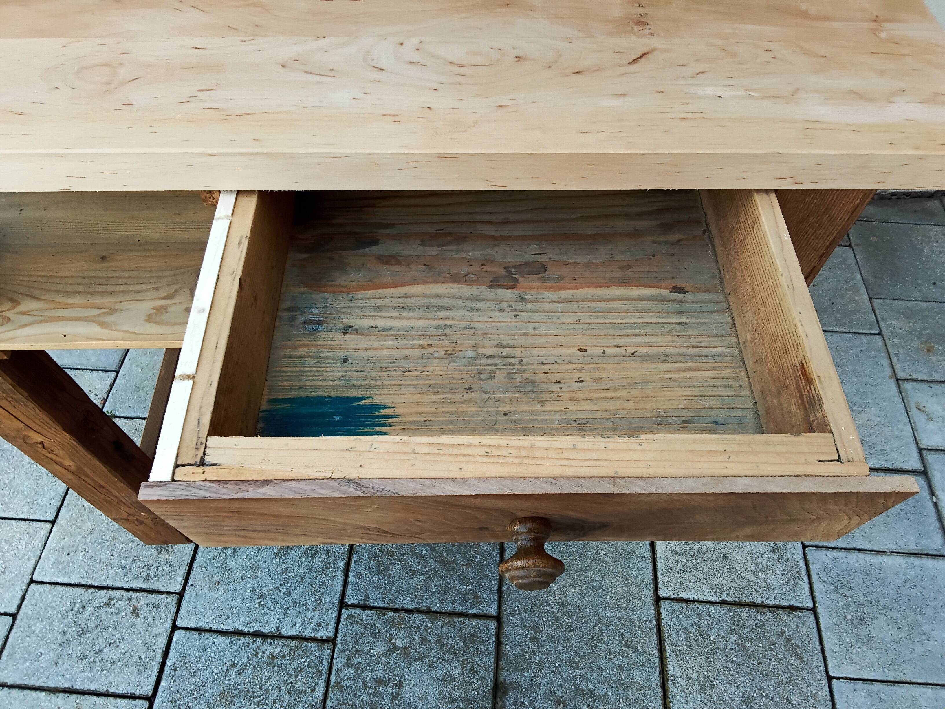 Solid wood table