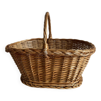 Vintage wicker basket