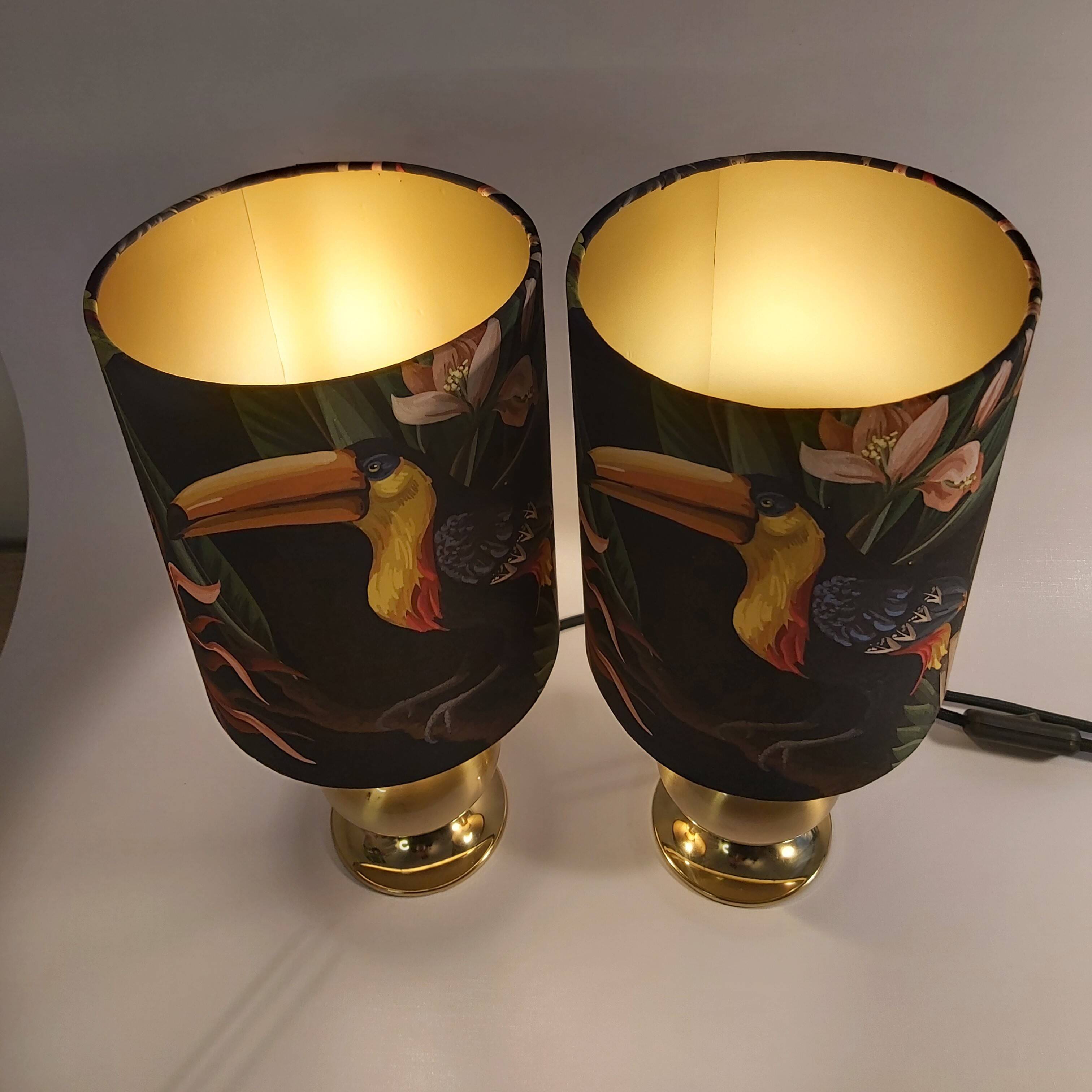 A pair of bedside lamps, Germany, 1970s.