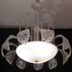 Elegant Art Decò, Barovier & Toso Chandelier, Murano Glass, 1950s
