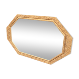 Golden art deco mirror