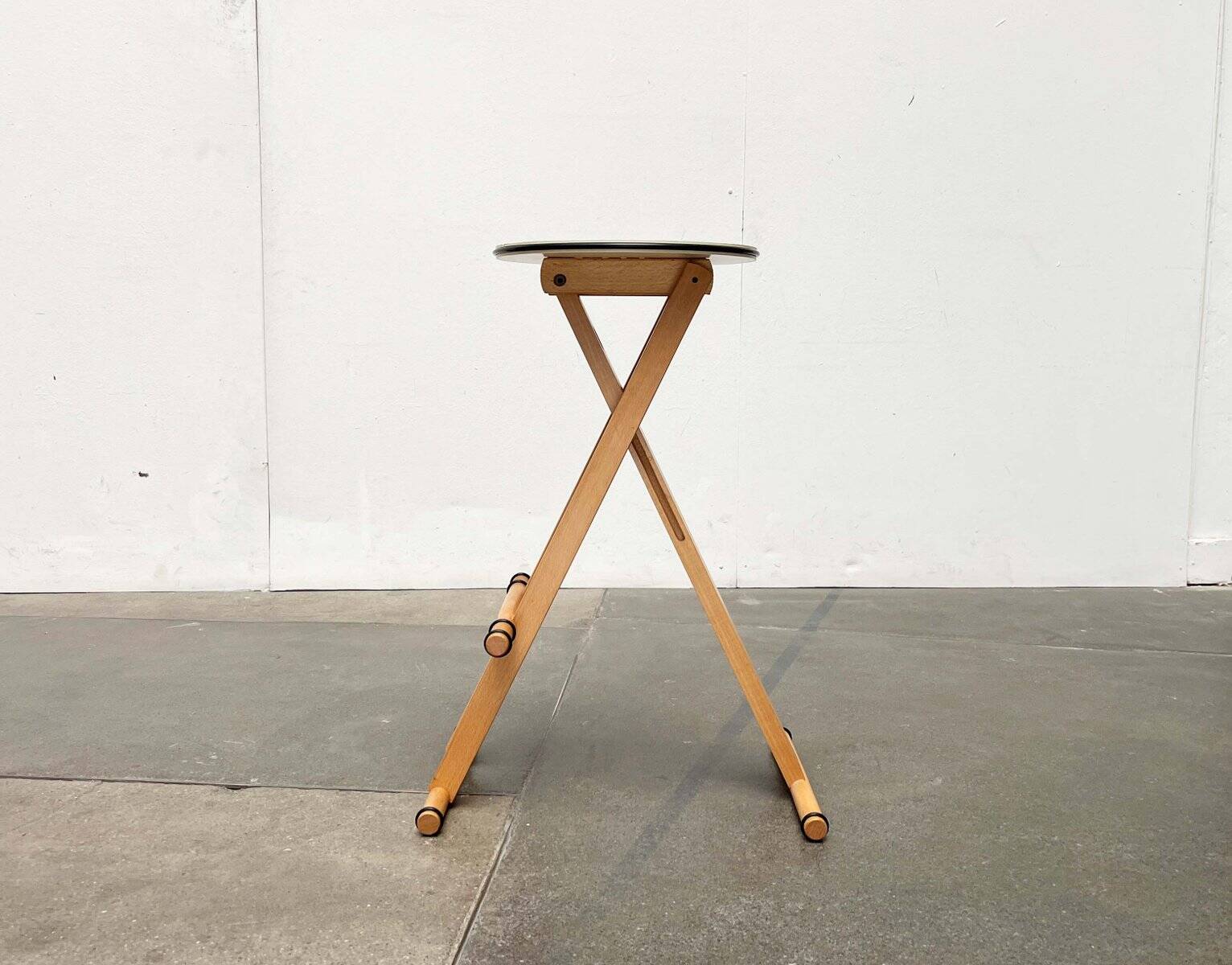 Postmodern Italian folding stool by Enolinea, 1980s.