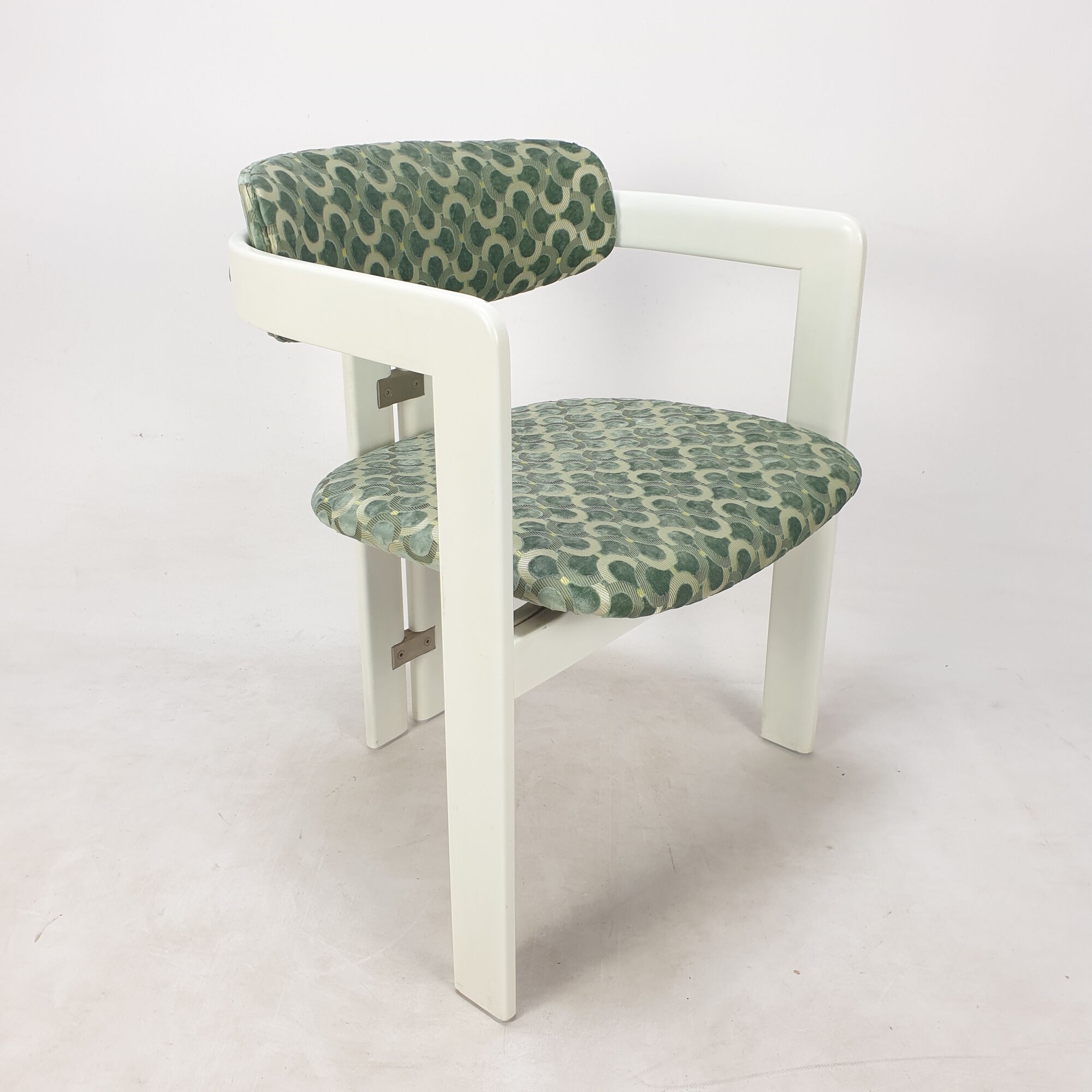 Augusto Savini for Pozzi Set of Four 'Pamplona' Chairs, Italy 1970's