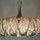 mid century PENDANT LIGHT with 24 acrylic elements 1960s 1970s space age