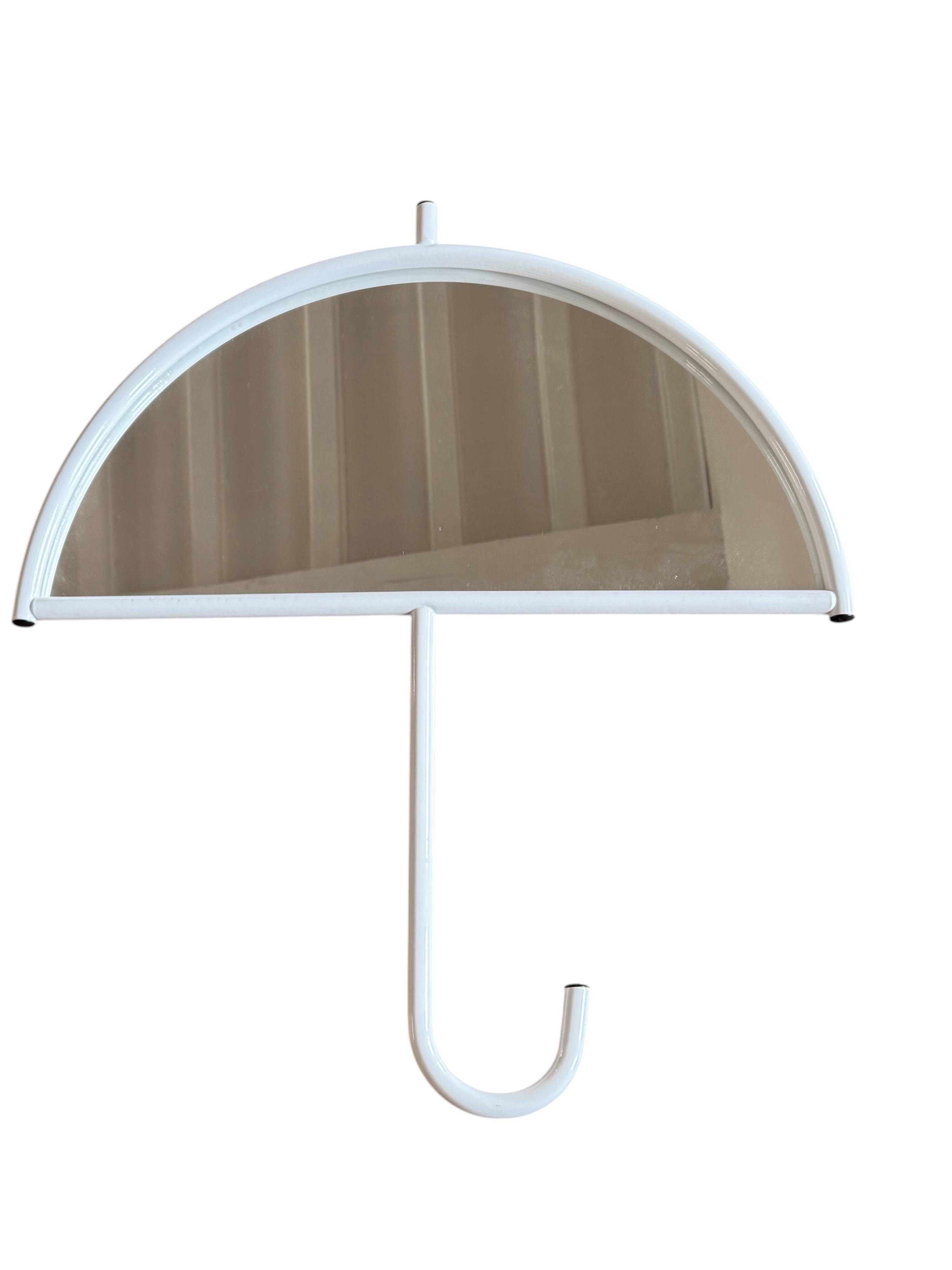Postmodern umbrella shaped wall mirror,L'isola che non c'è, Italy 1980s