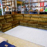 Vintage modular corner sofa, 1970s