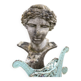 Head of Apollo in reconstituted cement
