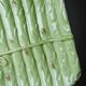 Asparagus service in earthenware, trompe-l'œil decoration, vintage 1970s-1980s.