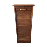 Small curtain filing cabinet.