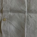 Set drap paire de taies en fil de lin de trousseau largeur 240cm RT