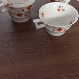 Haviland sugar bowl, jug and cup set