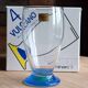 Set of 4 vintage blue and green Vulcano glasses in box – Luminarc France