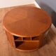 Restored teak retro round nathan squares drum coffee table collectors item