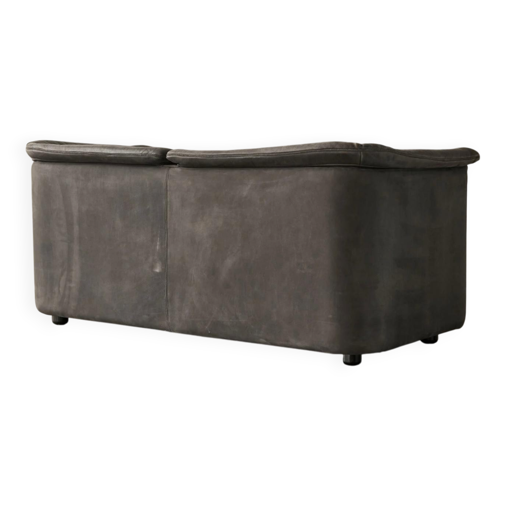 Sofa Karl Wittmann in patinated leather, 1980s