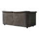 Sofa Karl Wittmann in patinated leather, 1980s