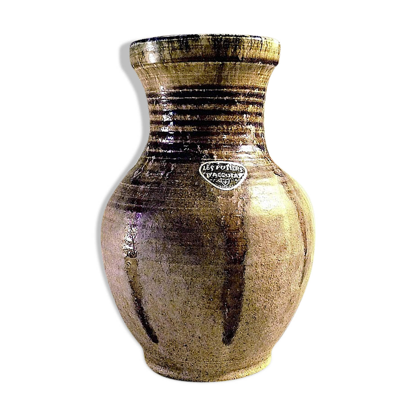 Ceramic vase 1950 Accolay