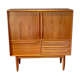 Scandinavian teak bar sideboard by Bernhard Pedersen for Samcom