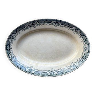 Oval dish St Amand and Hamage Terre de Fer model Morocco