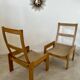 Set of 2 scandinavian design oak armchairs from the 70s yngve ekström for swedese