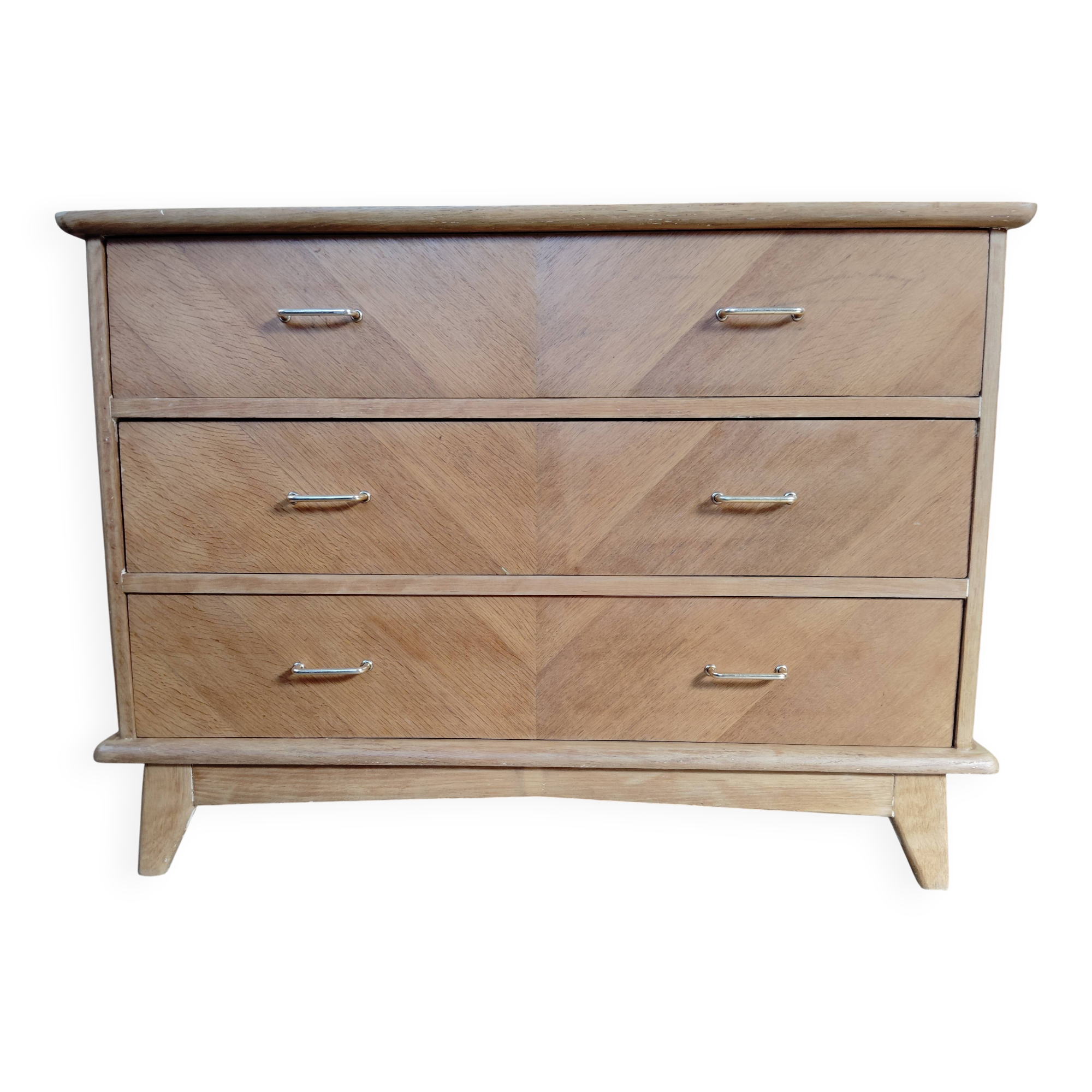 Commode pieds compas grande largeur
