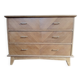 Commode pieds compas grande largeur