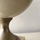 Dolphin lamp model "Oricourt" in ceramic and brass, France 1970.