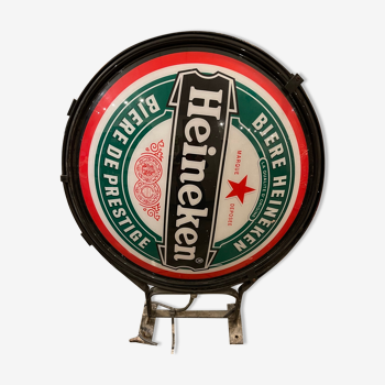 Enseigne lumineuse bière Heineken