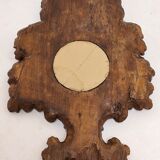 Miroir en bois sculpté Espagne années 1940 44x65cm