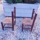 2 vintage children's chairs
