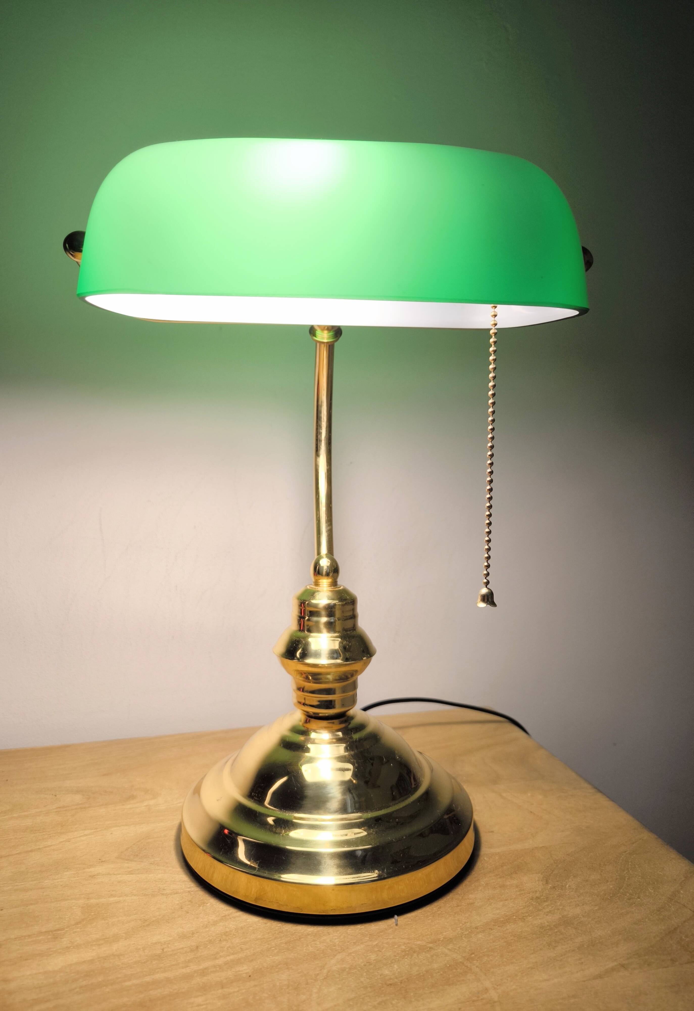Siglo XX media bank lamp