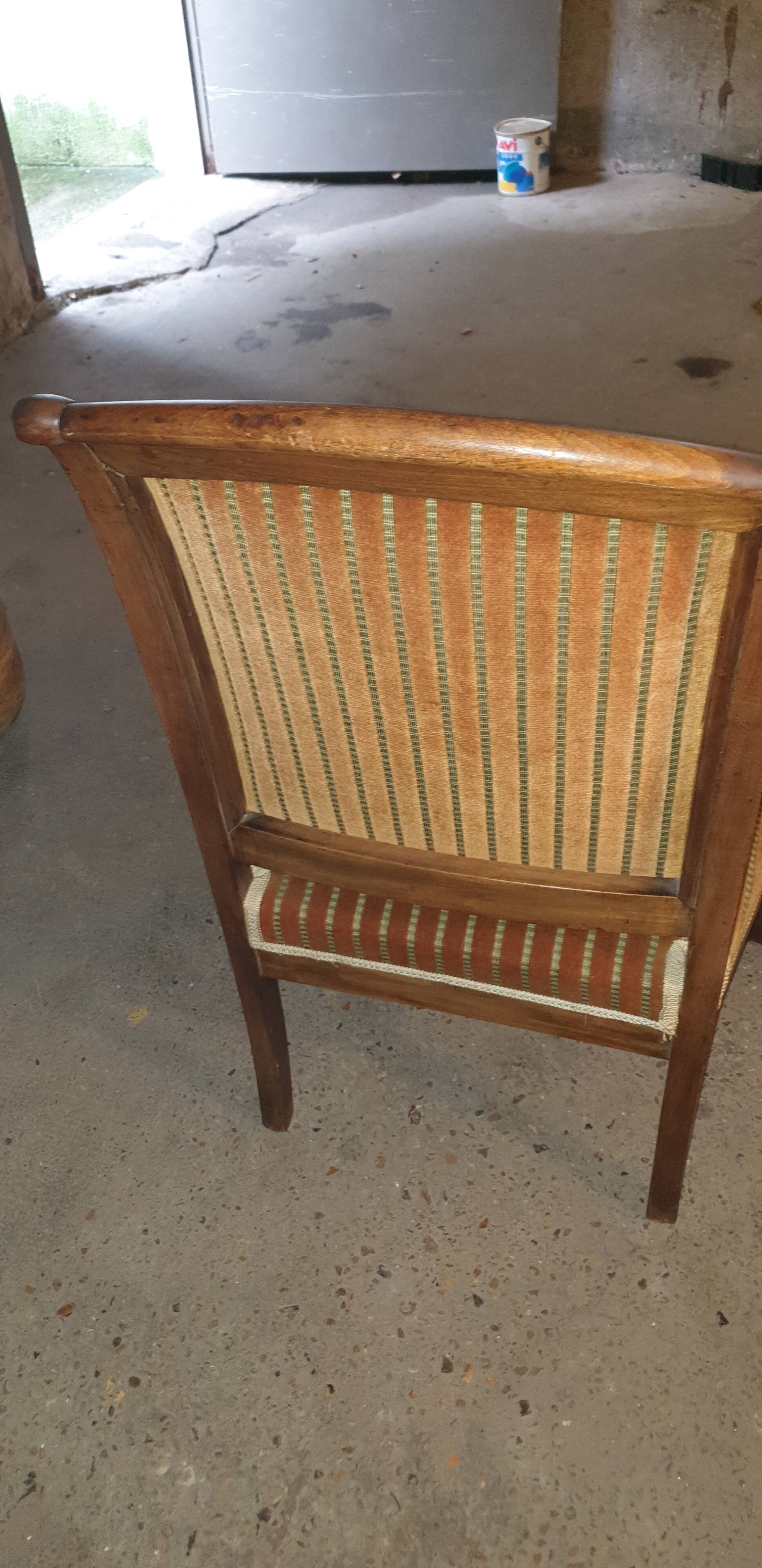 19th century restoration armchair