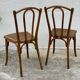 Pair of vintage thonet bistro chairs from 1900