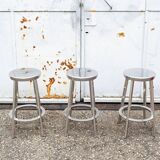 Sgabelli Déjà-Vu in aluminum by Naoto Fukasawa per Magis, inizio XXI secolo, set of 3