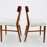 1960s Pair of Danish Teak Chairs, Restored