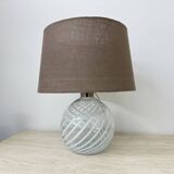 Mid-century design Holmegaard Swirl lamp , 1970s Denmark