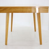 1970s Birch Extendable Dining Desk, Czechoslovakia